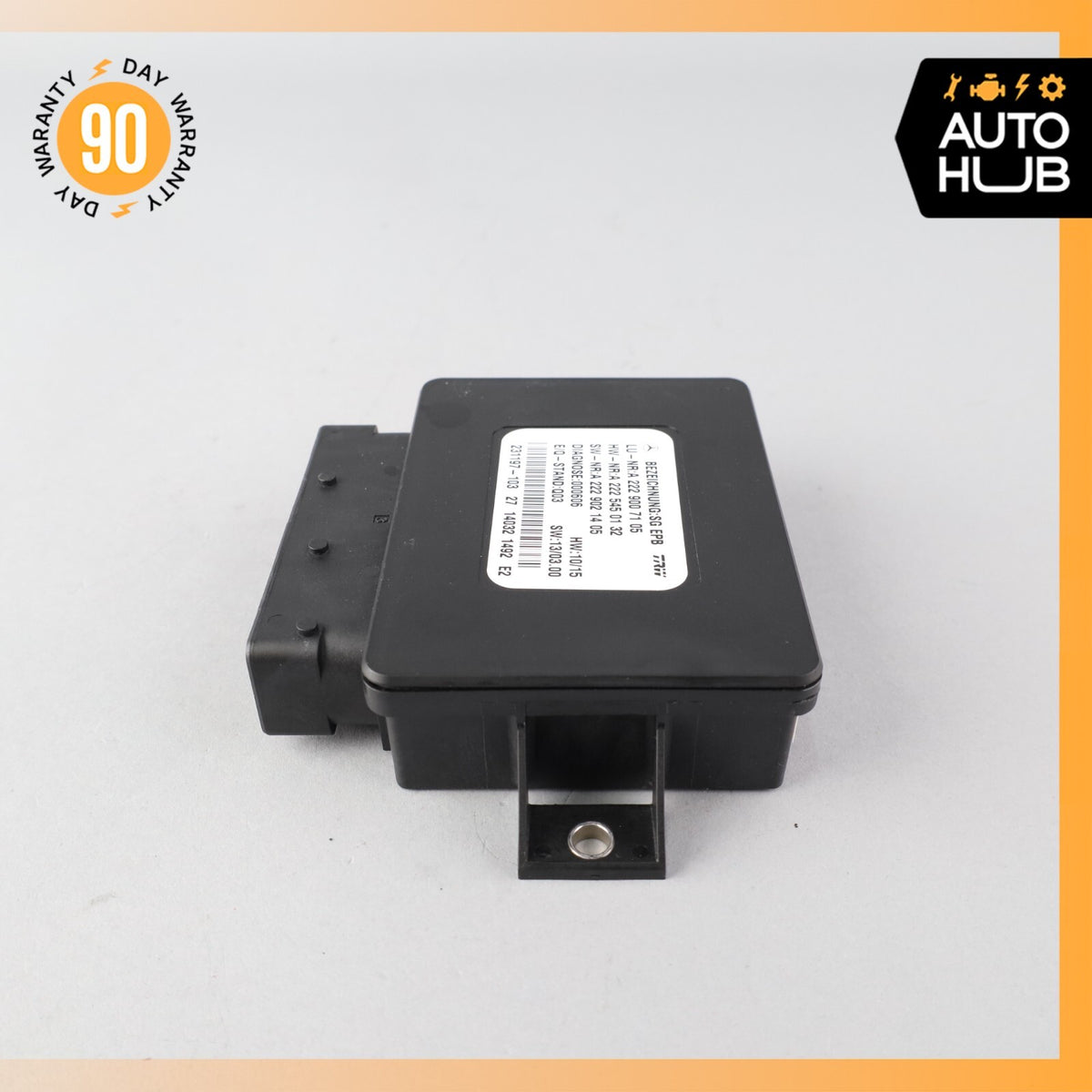 14-17 Mercedes W222 S550 S600 S63 Electronic Parking Brake Control Module OEM - photo 2