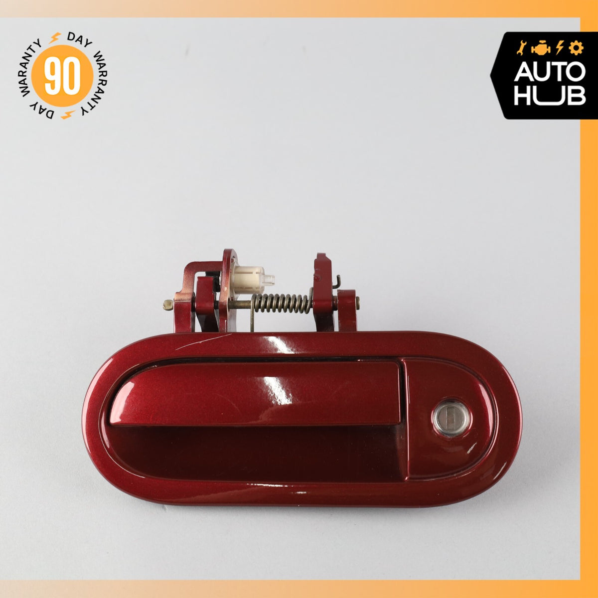 02-05 Ford Thunderbird Left Driver Side Exterior Door Handle Red OEM 80k - photo 2