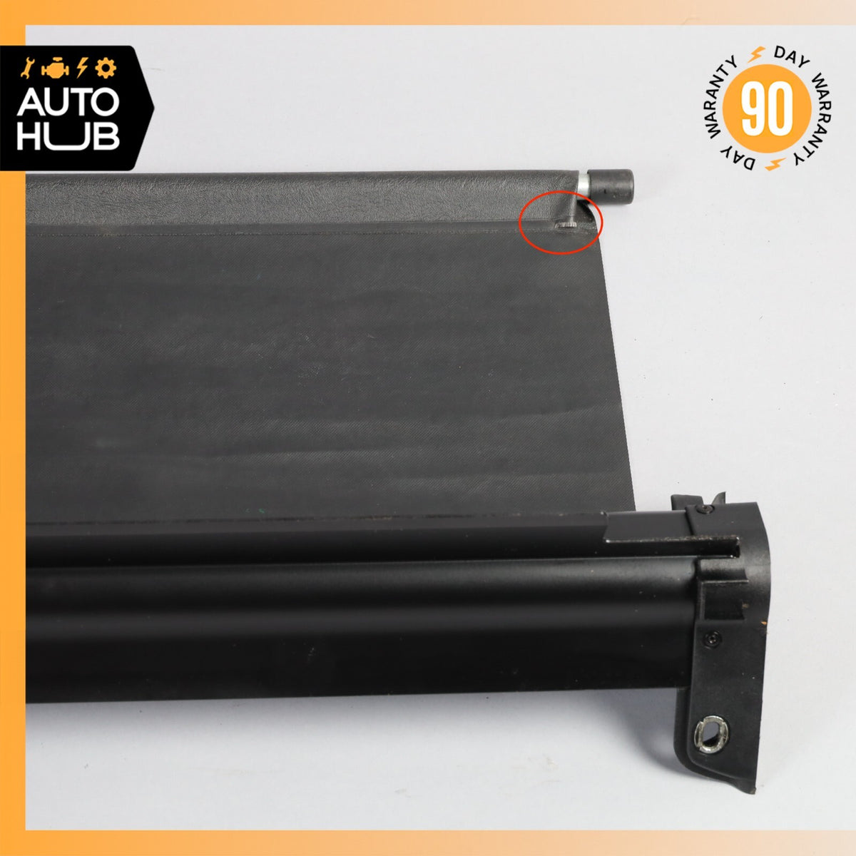 97-04 Mercedes R170 SLK230 SLK320 SLK32 Trunk Cargo Cover Black 1706900165 OEM - photo 8