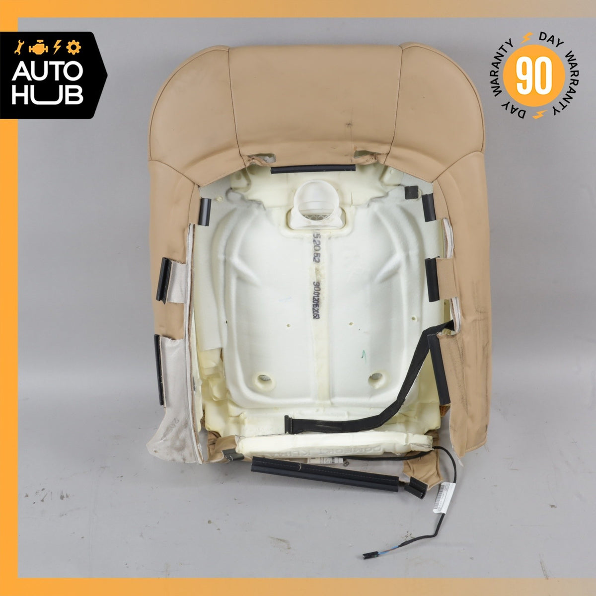 11-18 Porsche Cayenne 958 Front Right Side Seat Upper Cushion Leather OEM - photo 12