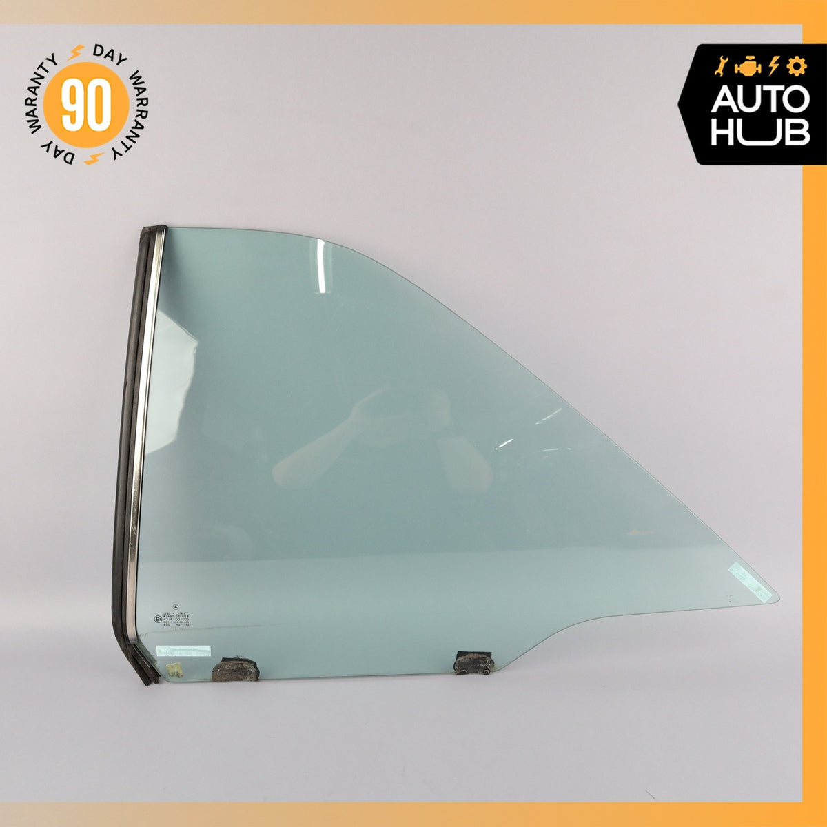88-95 Mercedes W124 300CE E320 Coupe Left Quarter Window Glass OEM - photo 1
