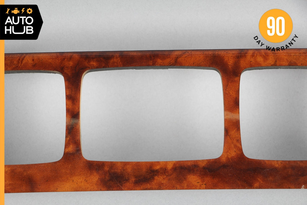 00-06 Mercedes W220 S55 AMG S500 CL500 A/C Heater Climate Control Wood Trim OEM - photo 3