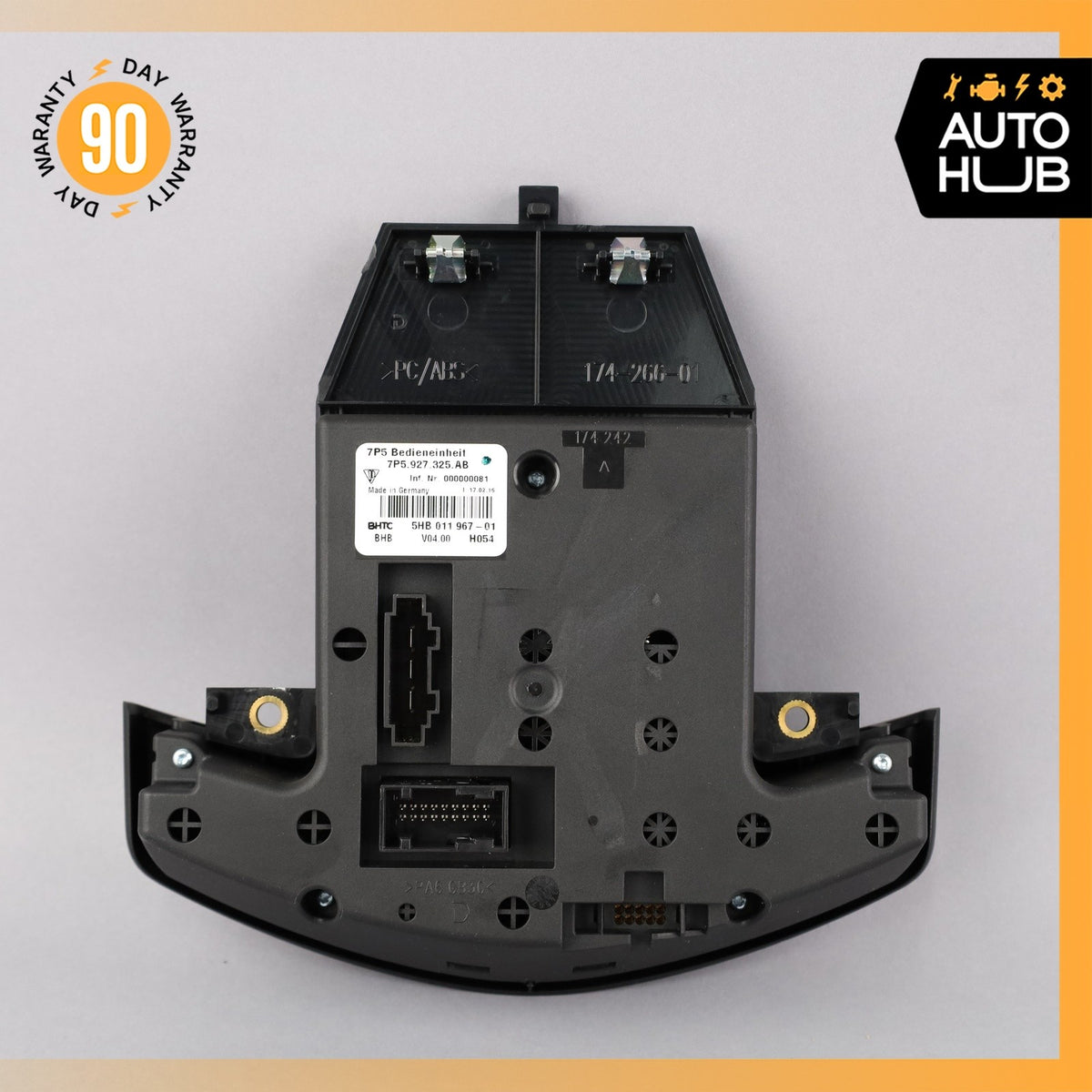 15-18 Porsche Cayenne 958 Rear Seat Heat Lock Switch Control Panel OEM - photo 5