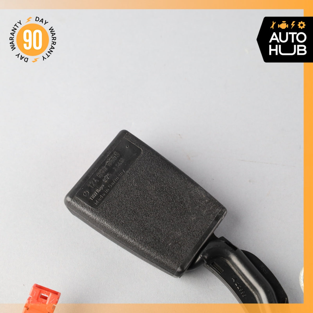 88-95 Mercedes W124 E320 300CE Front Right Passenger Side Seat Belt Buckle OEM - photo 11
