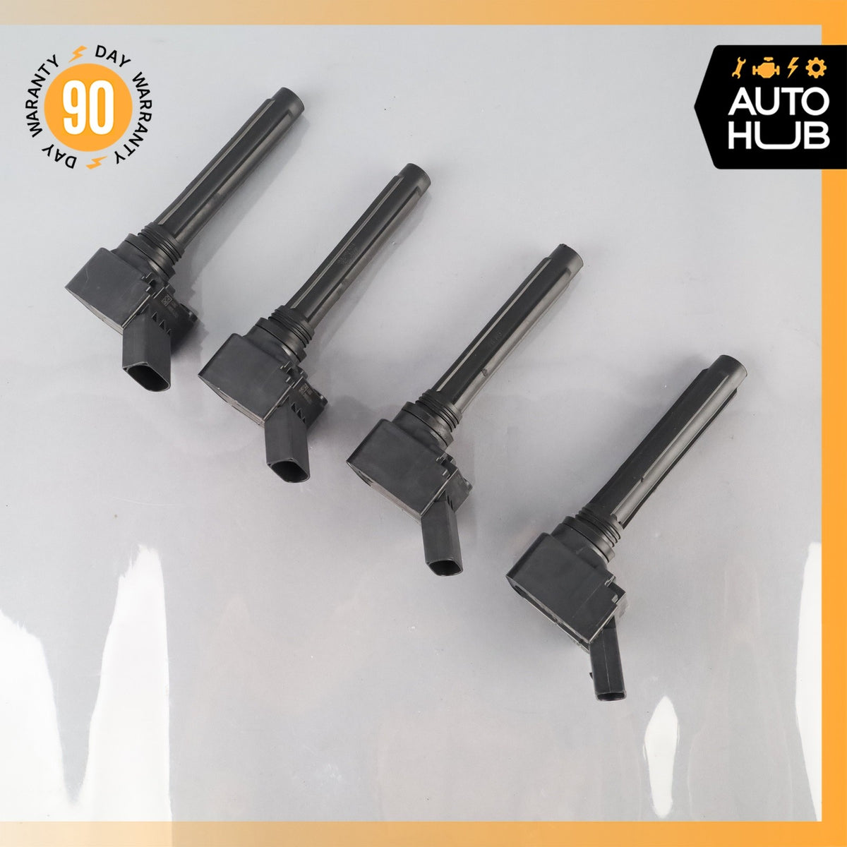 17-19 Audi 4M Q7 Engine Motor Ignition Coil Set of 4 OEM 87k - photo 3