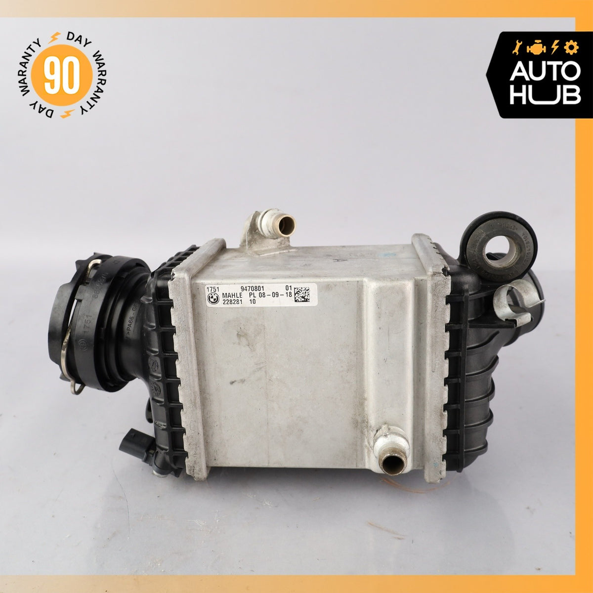BMW G12 750Li 4.4L Left Engine Motor Turbocharger Intercooler 9470801 OEM - photo 1