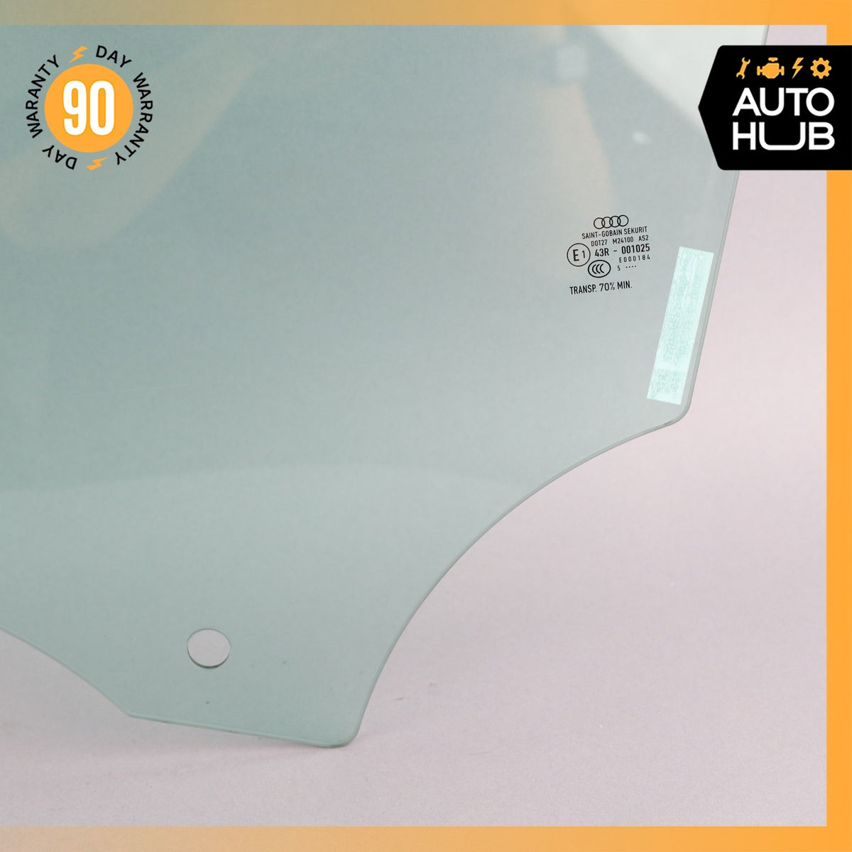 16-18 Audi 8V A3 E-Tron Front Left Driver Side Door Window Glass OEM - photo 3