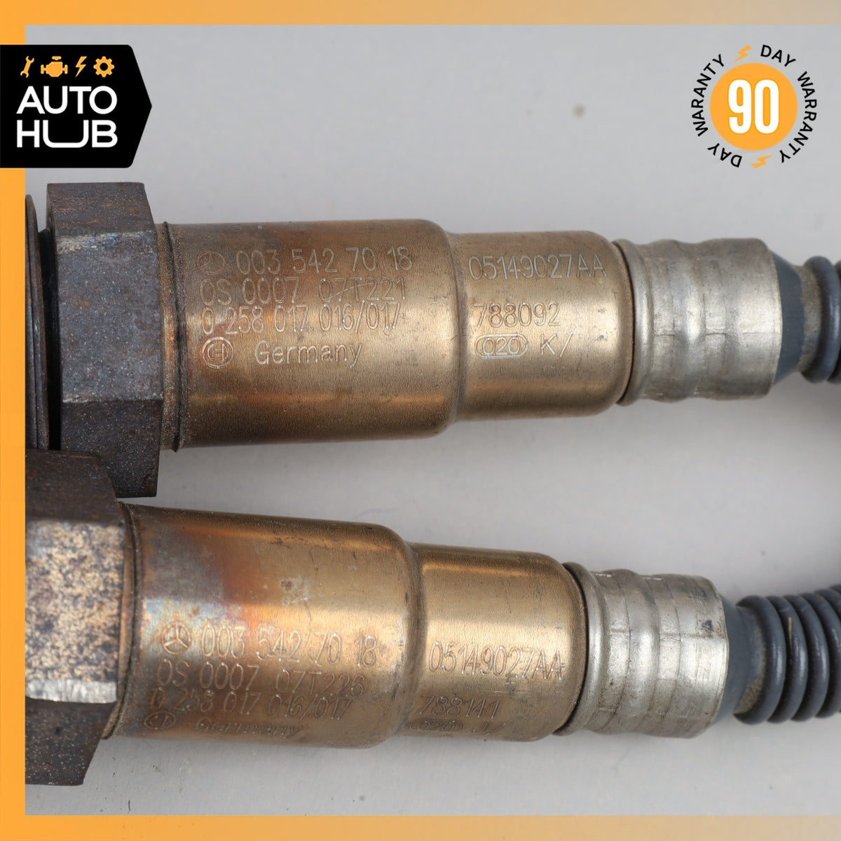 Mercedes W204 C300 SL550 E550 Oxygen O2 Sensor Lambda Set of 4 0035427018 OEM - photo 5