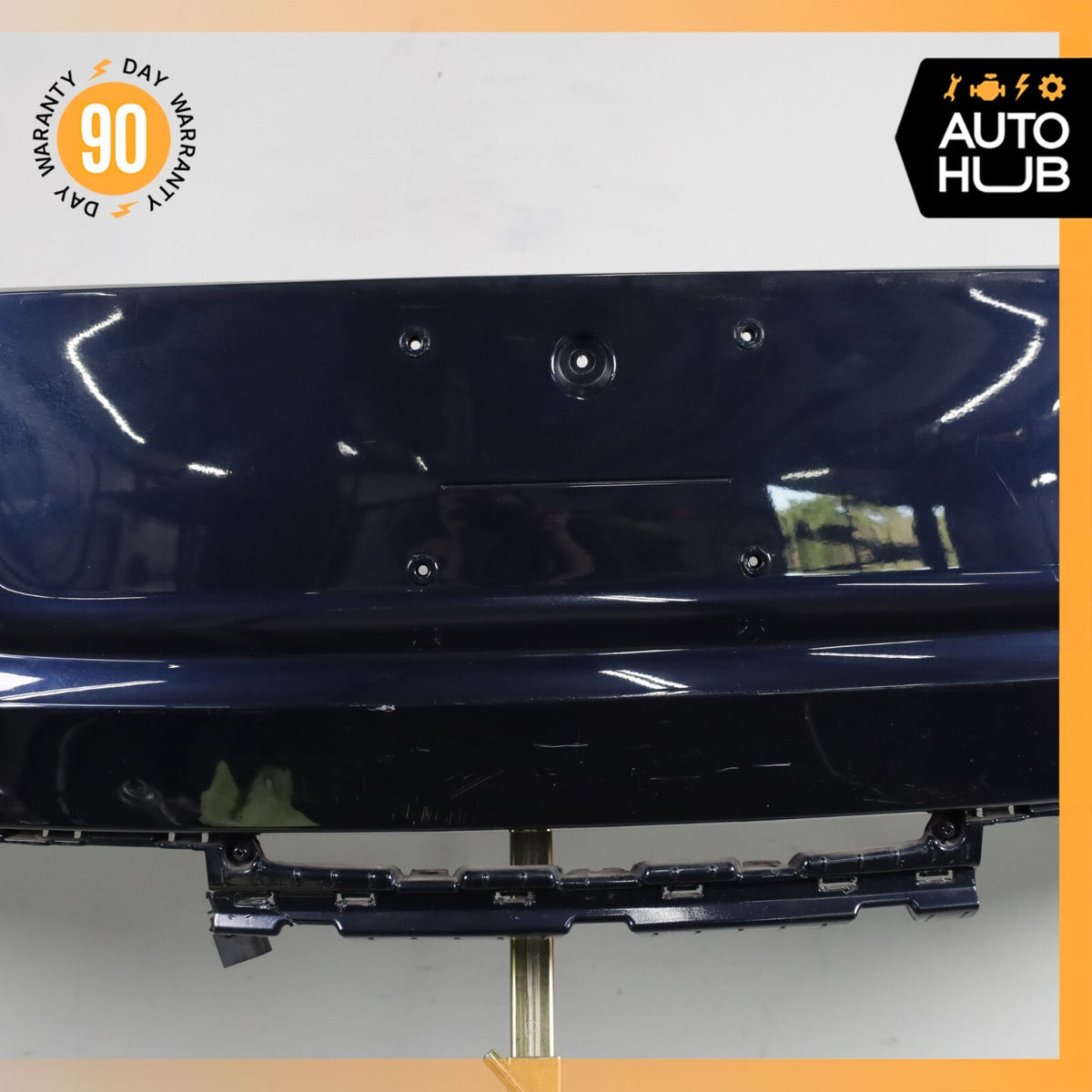12-15 Bentley Continental GTC Rear Bumper Cover Assembly w/ Park Assist OEM 71k - photo 4