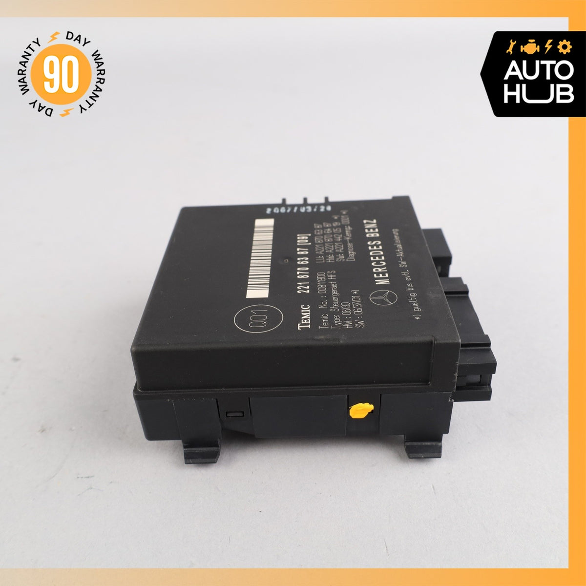 07-09 Mercedes W221 S63 CL550 Trunk Release Remote Open Close Module Unit OEM - photo 5