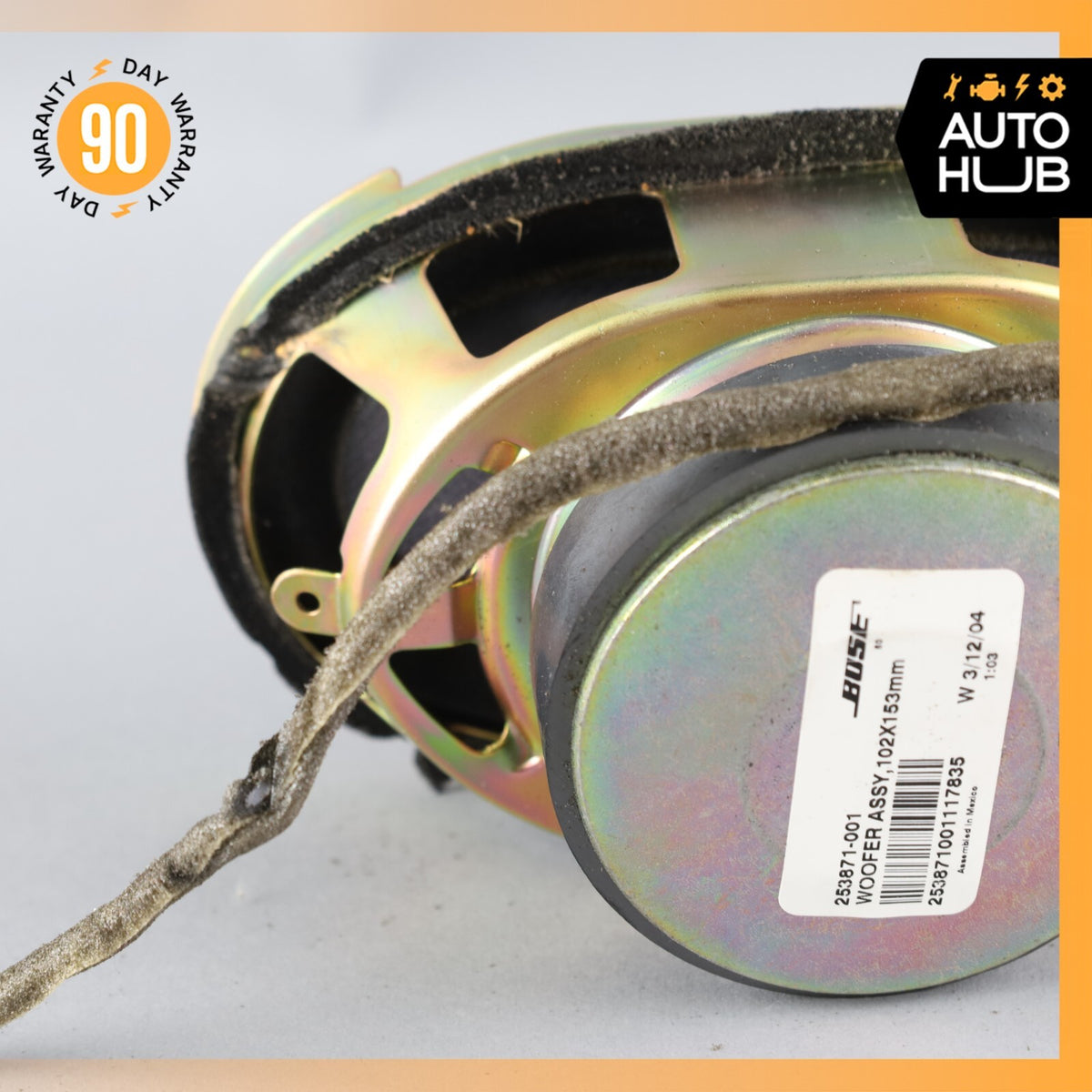 03-08 Mercedes R230 SL500 SL550 SL55 AMG Subwoofer Audio Radio Speaker BOSE OEM - photo 7