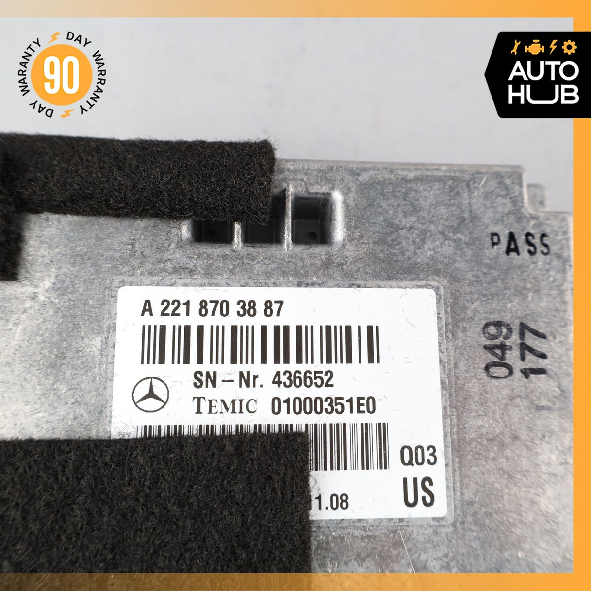 07-14 Mercedes W221 S550 CL550 Voice Language Communication Control Module OEM - photo 8