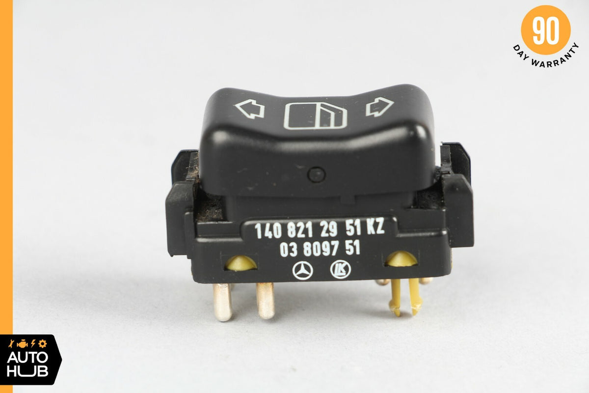 92-99 Mercedes W140 CL600 S420 S500 Rear Window Regulator Control Switch Button - photo 2
