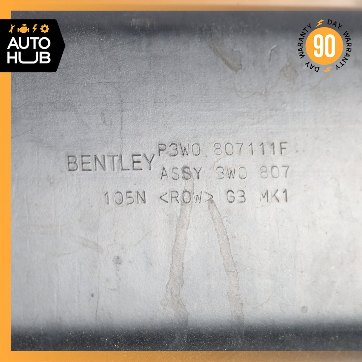 03-11 Bentley Continental Flying Spur Front Bumper Reinforcement Impact Bar OEM - photo 8