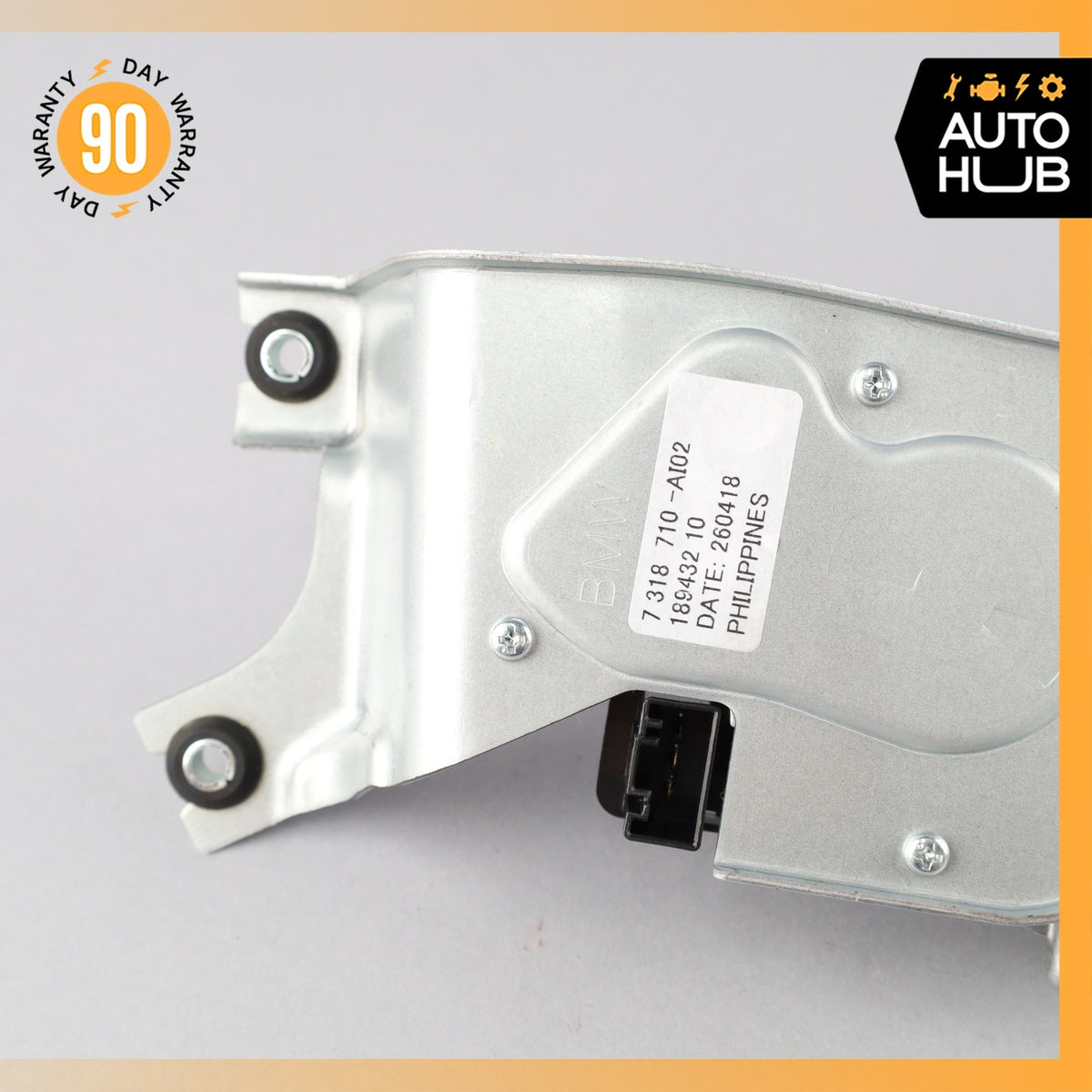 14-19 BMW F15 X5 Rear Window Wiper Washer Adjustment Motor 61627318710 OEM - photo 4