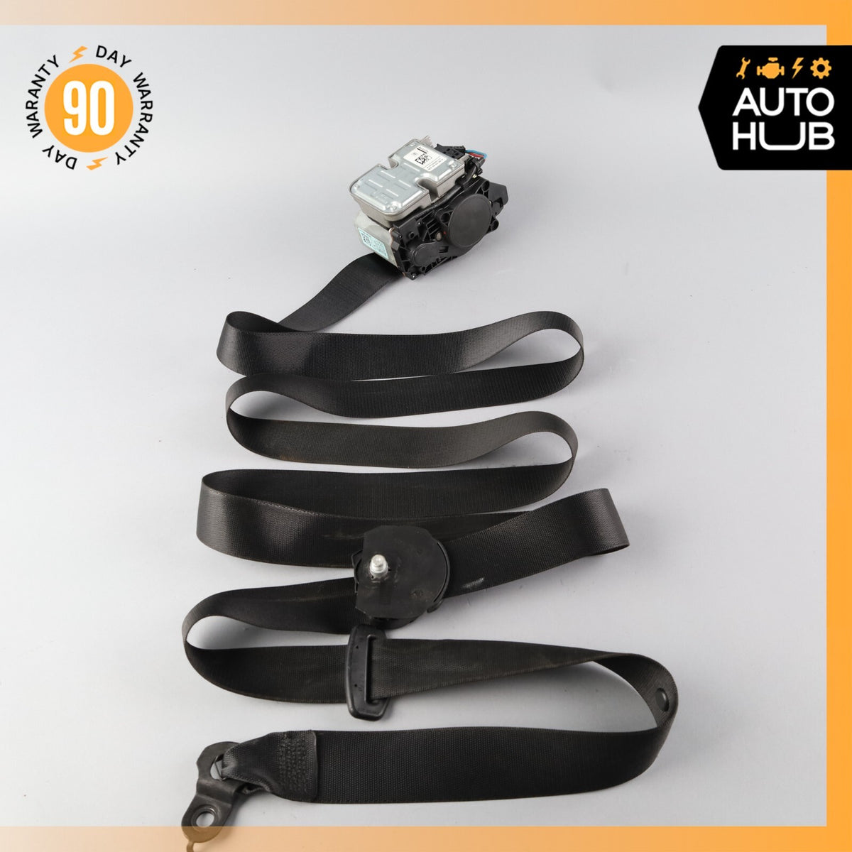 06-11 Mercedes W219 CLS550 CLS55 Front Left Driver Side Seat Belt Black OEM - photo 9