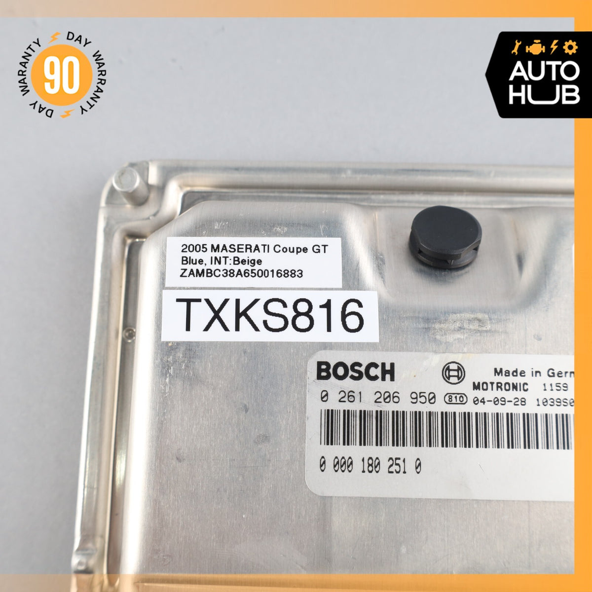 05-07 Maserati M138 4200 Coupe GT 4.2L ECU Engine Control Module Unit OEM 67k - photo 9