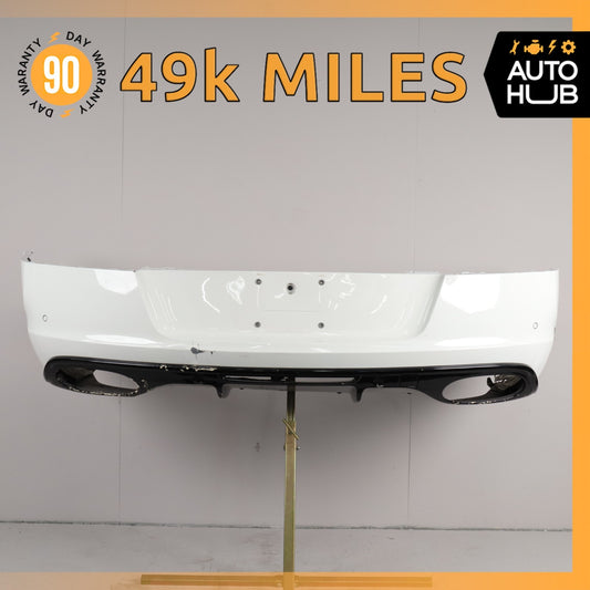13-15 Bentley Continental GTC GT V8 S Rear Bumper Cover Assembly White OEM 49k - photo 1