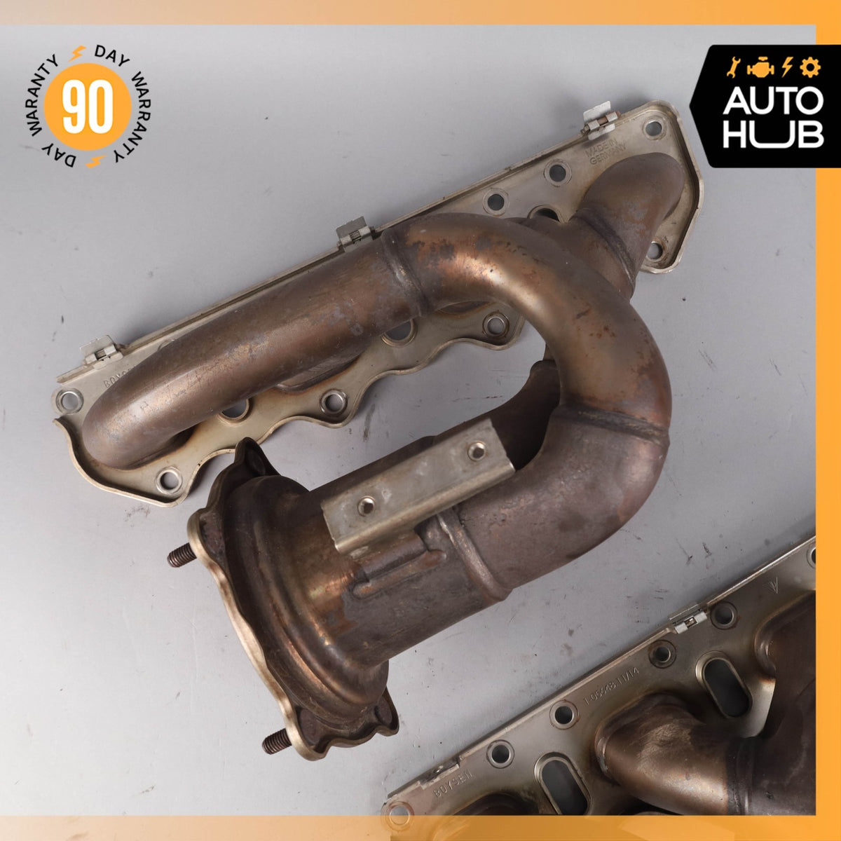 08-14 Porsche Cayenne 958 S GTS 4.8L V8 Exhaust Manifold Set 94811113000 OEM - photo 3