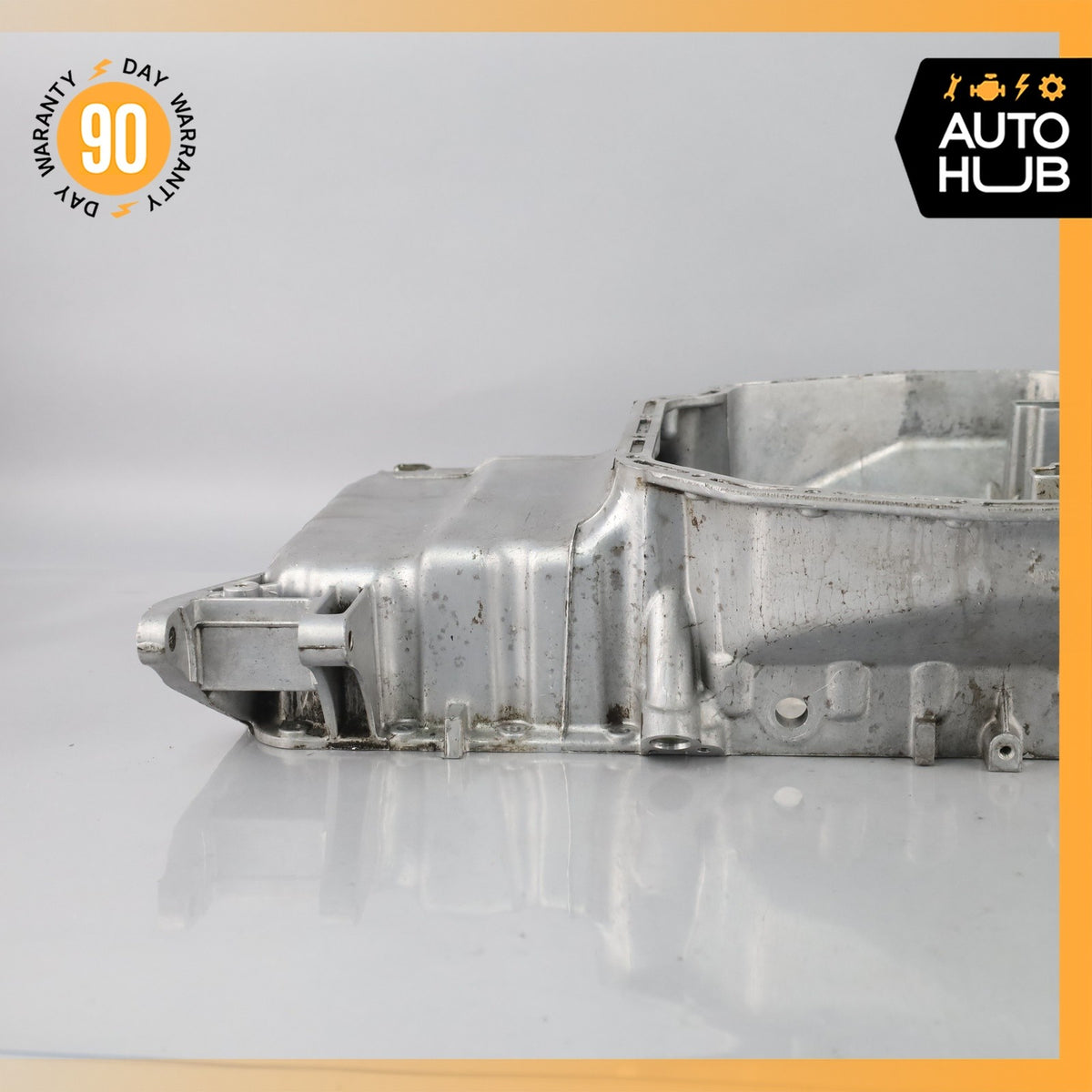 92-99 Mercedes W140 CL600 S600 Oil Pan Upper Part 1200103213 OEM - photo 4