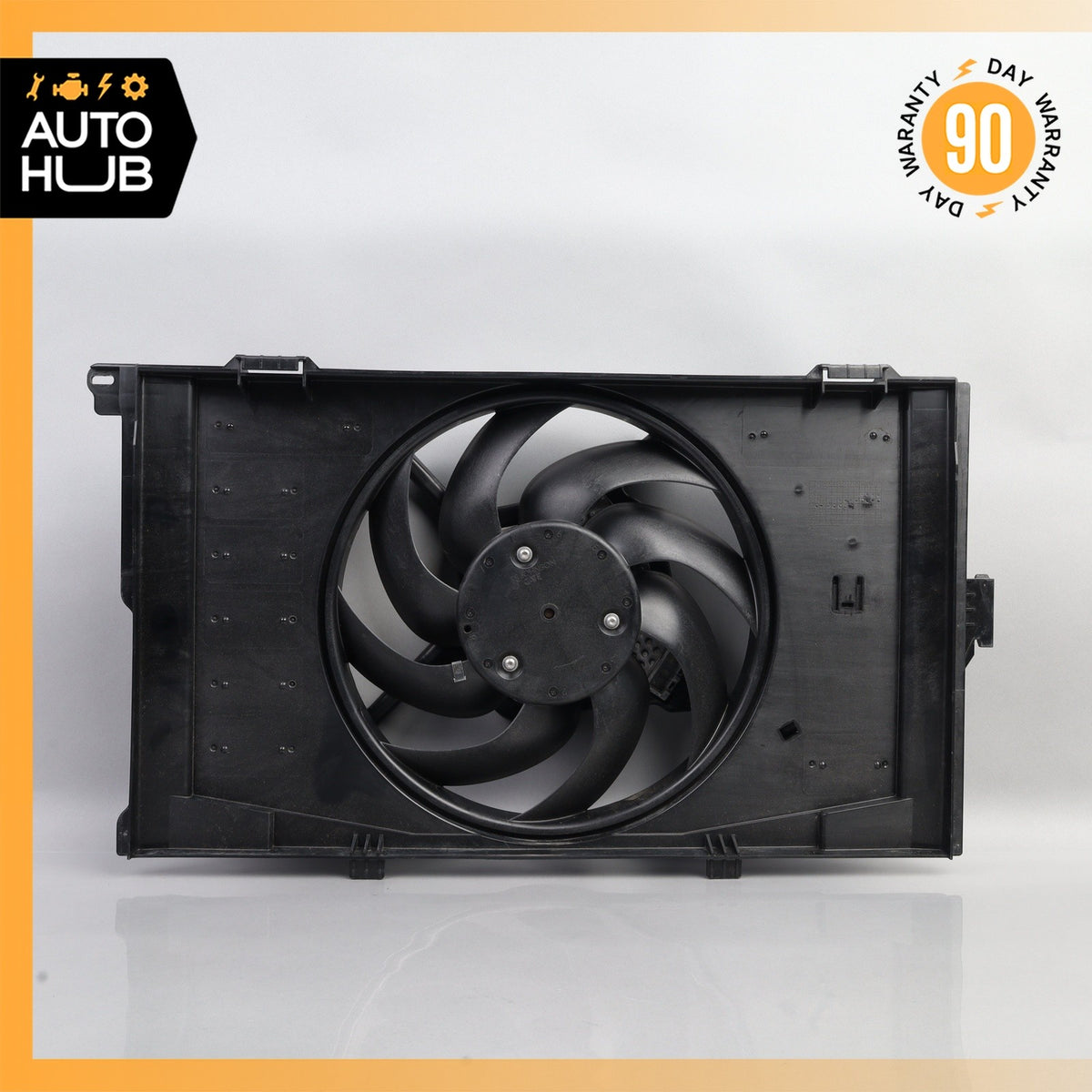 14-21 BMW i3 I01 BEV Engine Motor Cooling Radiator Fan Assembly 8642143 OEM 58k - photo 3