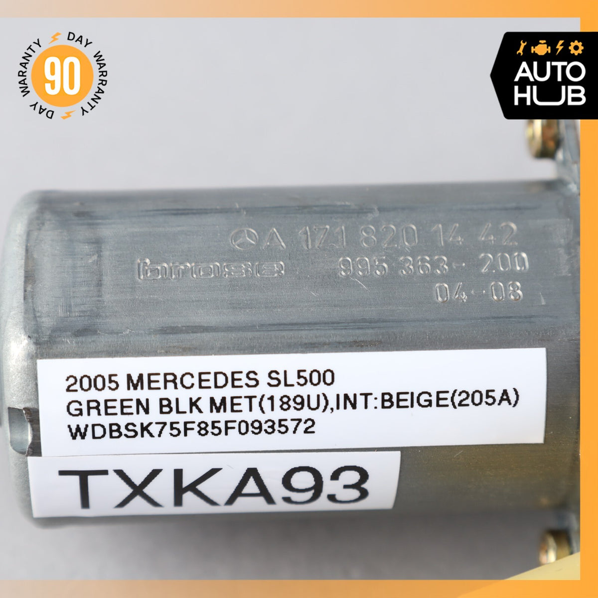Mercedes R230 SL500 SL55 AMG Front Right Side Door Window Regulator Motor OEM - photo 14