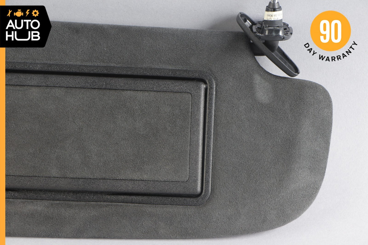 Mercedes W216 CL63 CL550 Right Side Sun Visor Shade Sunvisor Black Suede OEM 44k - photo 8
