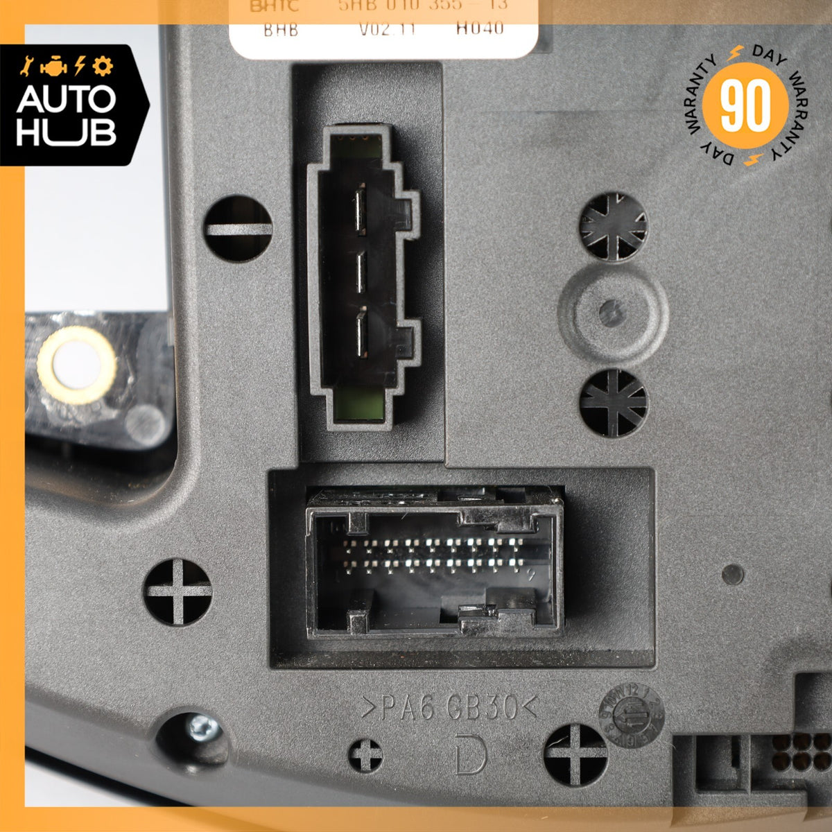 11-14 Porsche Cayenne 958 S Rear Seat Heat Lock Switch Control Panel OEM - photo 11