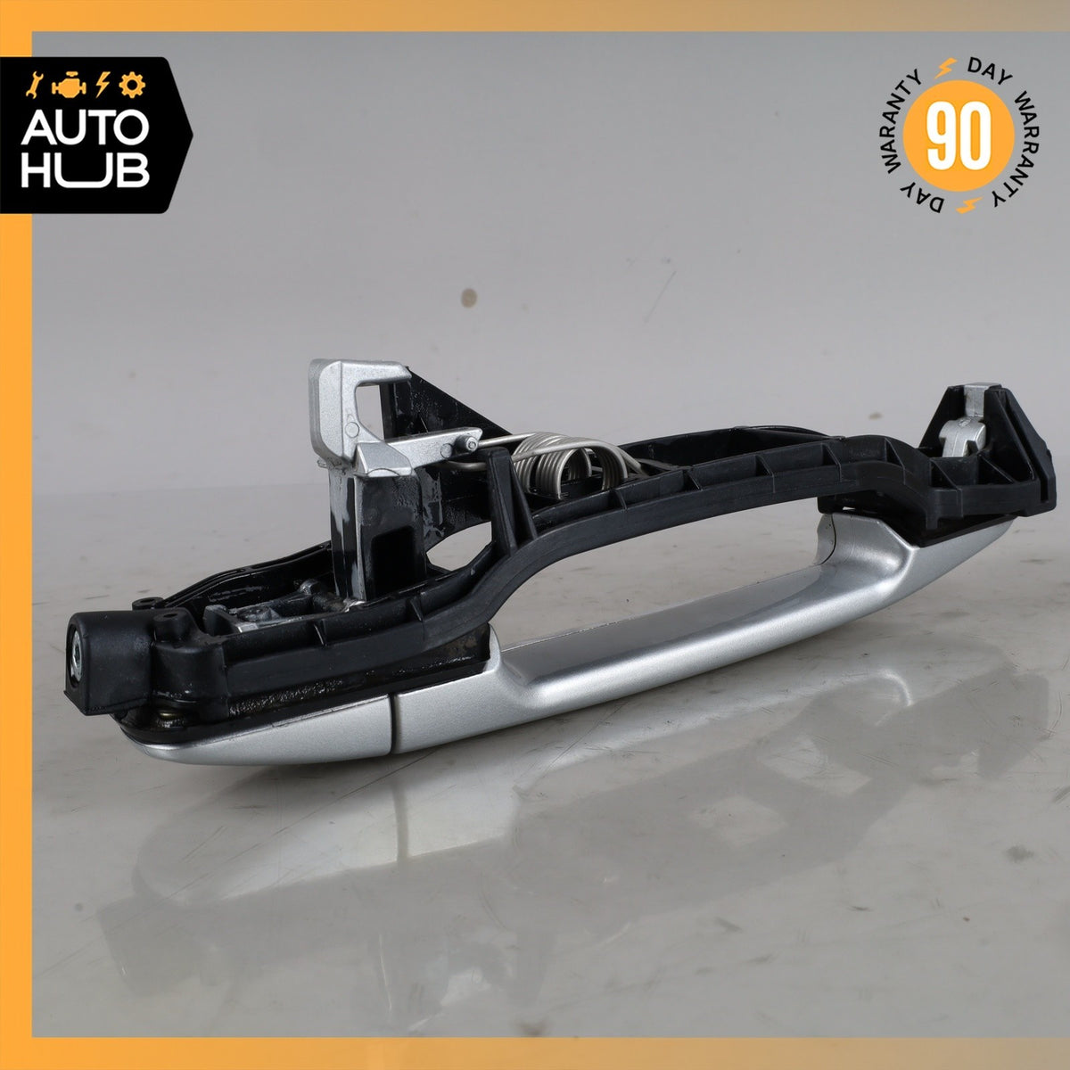 98-03 Mercedes W210 E430 E55 AMG Rear Left Driver Side Door Handle Silver OEM - photo 7