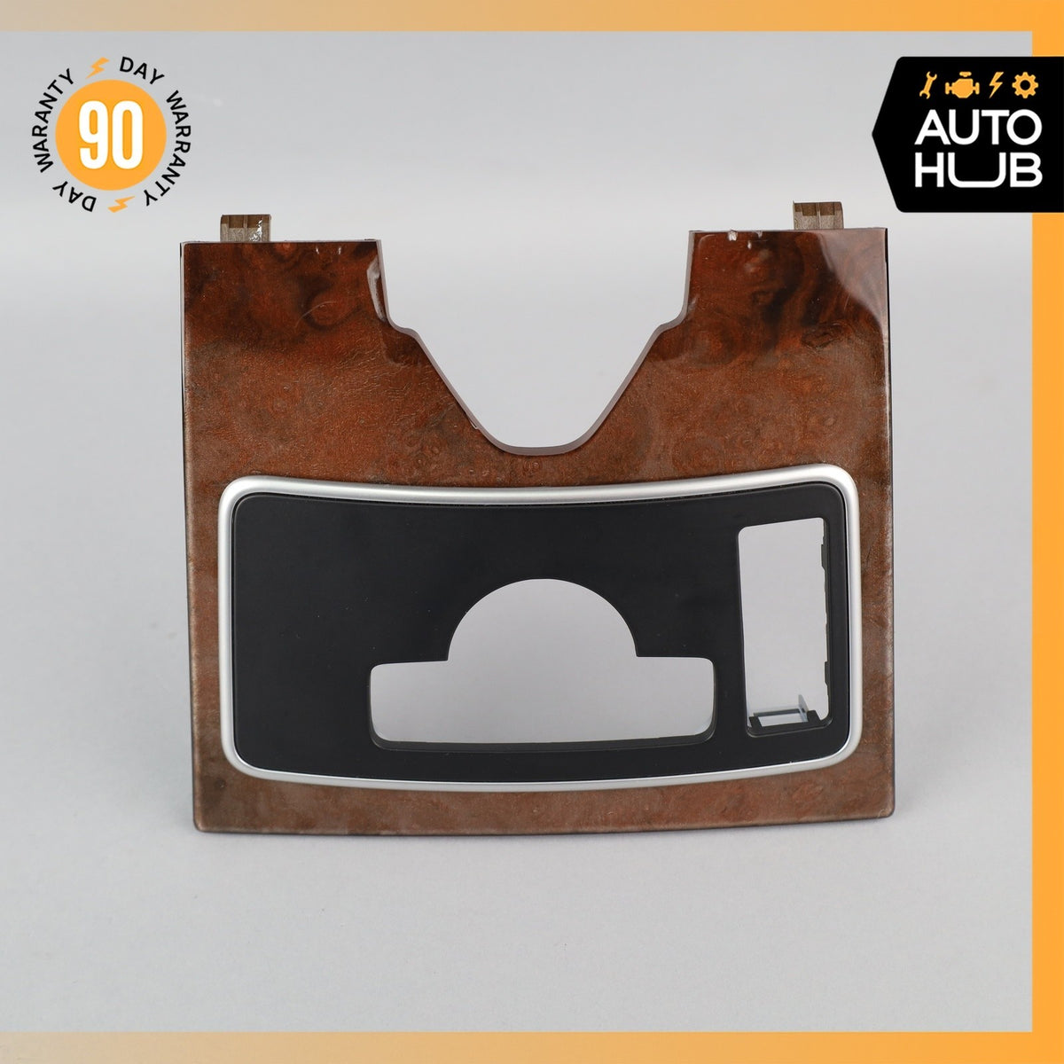 10-13 Mercedes W212 E350 E400 E550 Center Console Switch Trim Bezel Wood OEM - photo 1