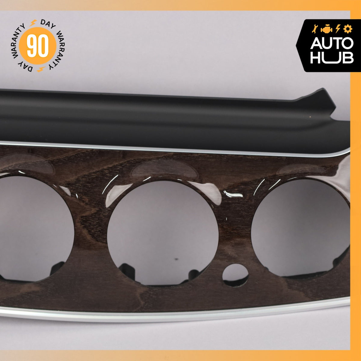 17-23 Mercedes W213 E300 E400 Center Dashboard Dash Trim Molding Wood OEM - photo 5