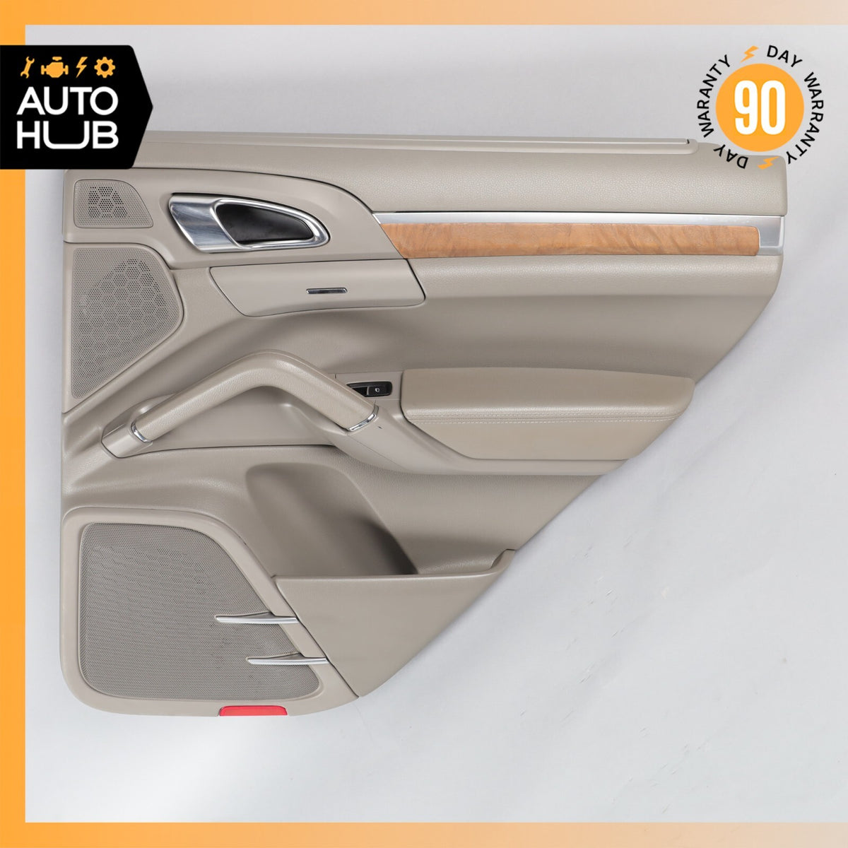 11-18 Porsche Cayenne 958 S Rear Right Side Interior Door Panel Gray OEM - photo 1