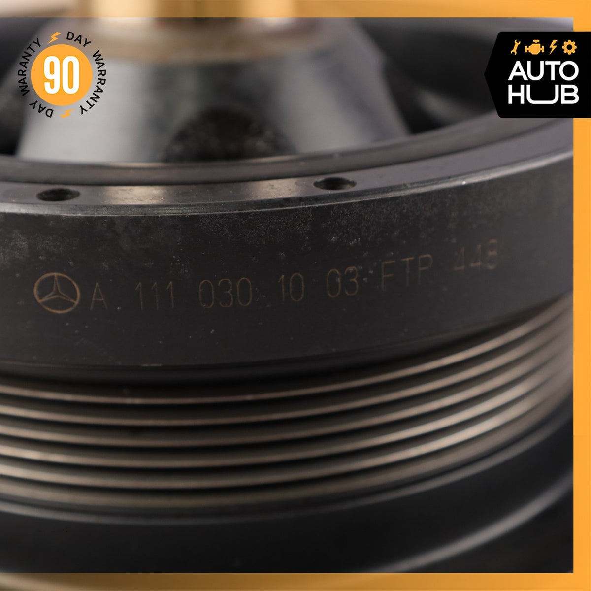 Mercedes R170 SLK230 Crankshaft Crank Pulley 1110301003 OEM - photo 7