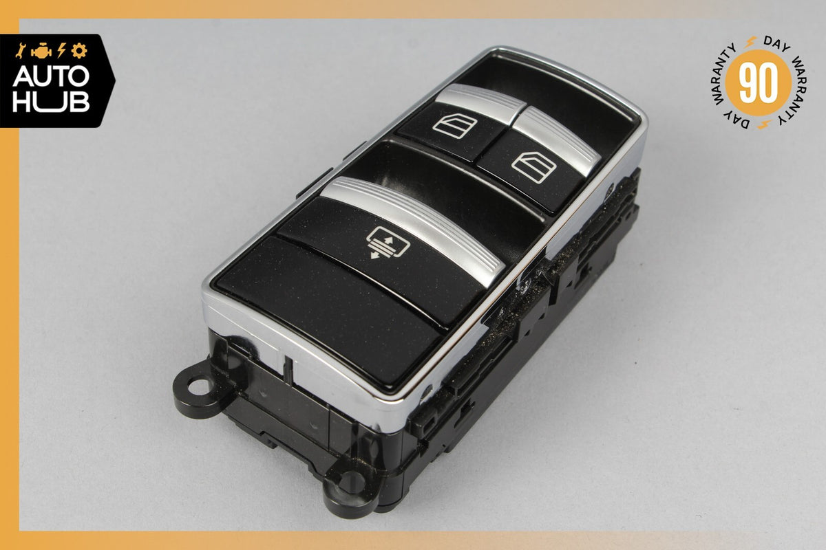 10-13 Mercedes W221 S550 S400 S63 Rear Window Glass & Shade Regulator Switch OEM - photo 1