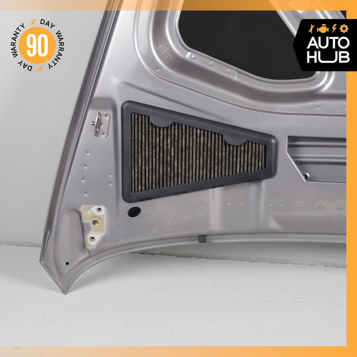 03-13 Bentley Continental GTC GT Hood Bonnet Cover Panel Assembly Silver OEM 46k - photo 16