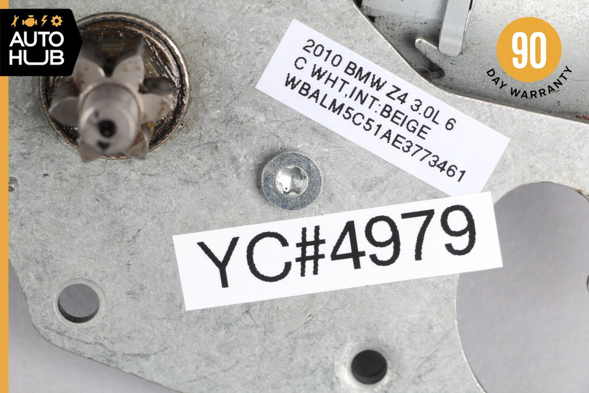 09-16 BMW Z4 E89 3.0i 2.8i Right Side Seat Adjustment Motor OEM - photo 10