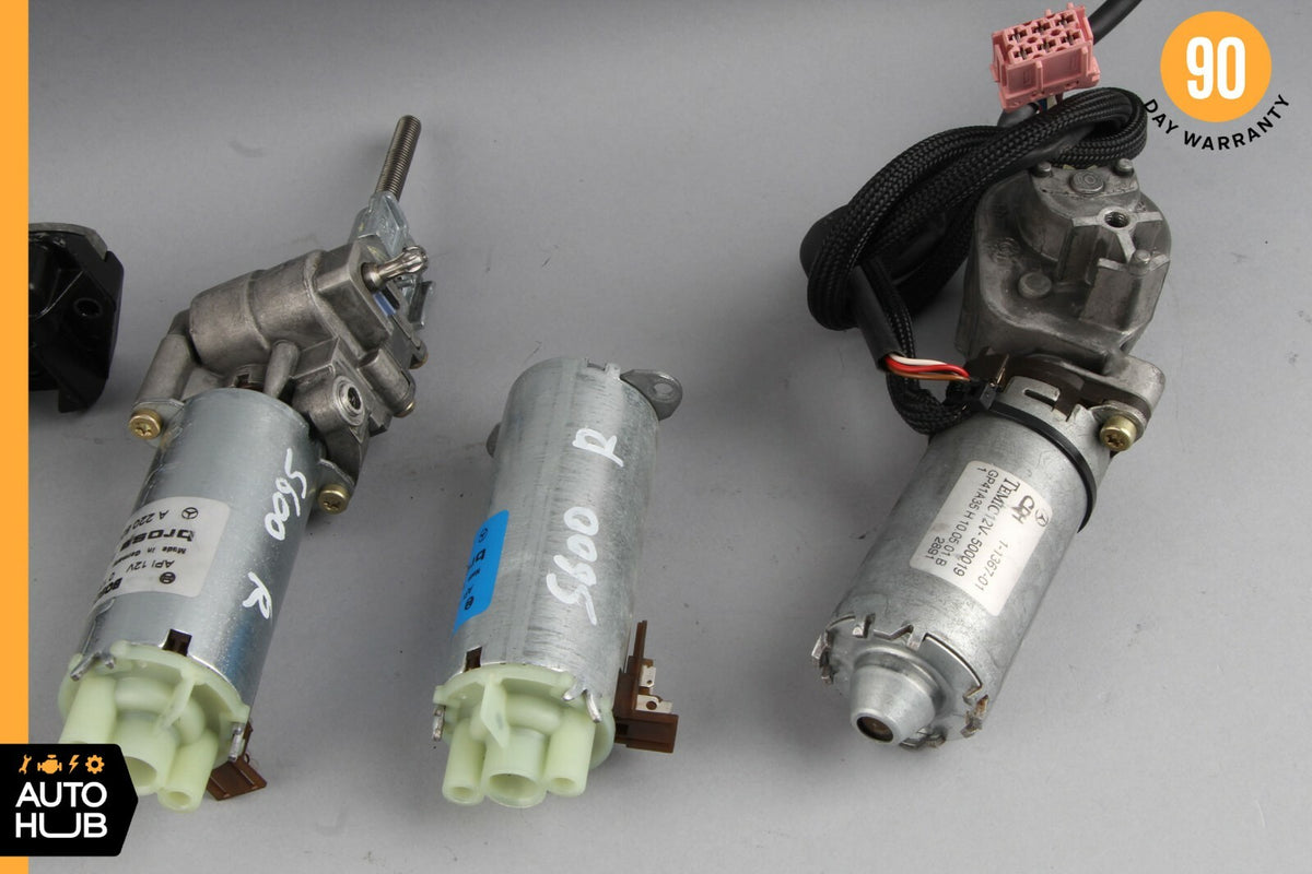00-06 Mercedes W220 S500 S65 AMG Front Right Seat Adjust Motor Set OEM - photo 6