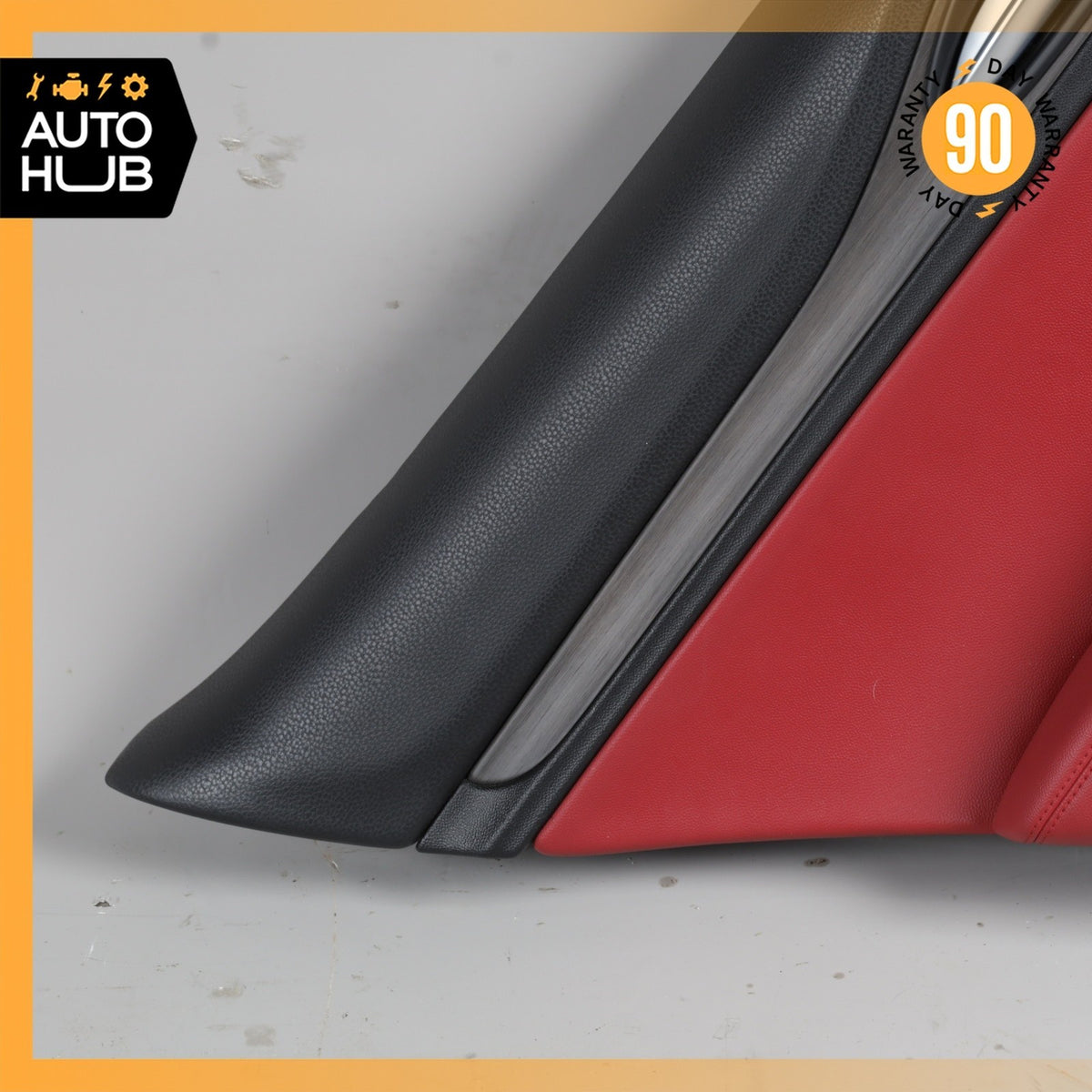 17-22 Alfa Romeo 949 Stelvio Rear Left Side Interior Door Panel Red OEM - photo 3
