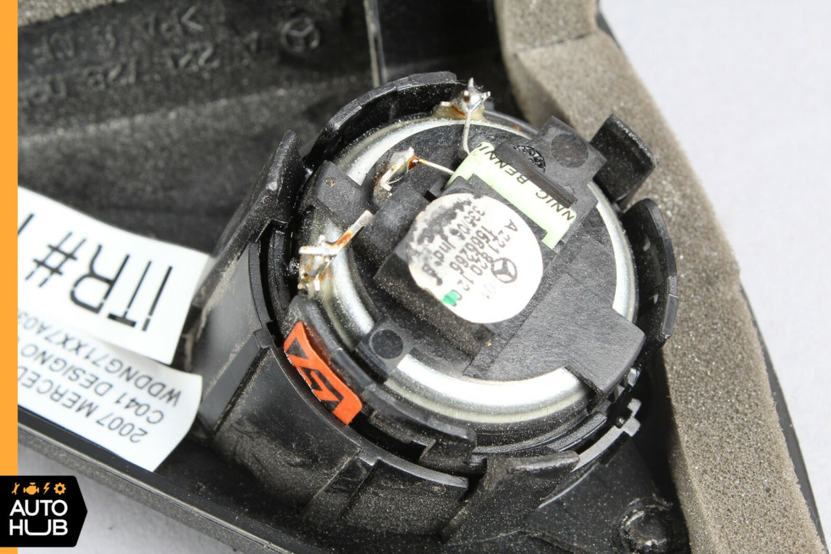 07-13 Mercedes W221 S400 S550 Door Corner Speaker Left Driver Black 2217280356 - photo 10