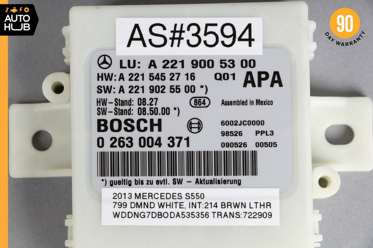 10-13 Mercedes W221 S550 S400 Park Assist Parktronic Sensor Module Control OEM - photo 10