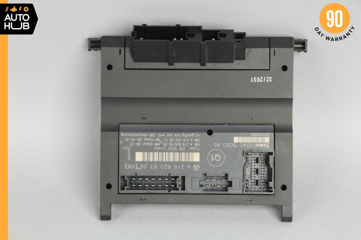 07-14 Mercedes W216 CL63 AMG CL600 Front Left Under Seat Control Module OEM - photo 4