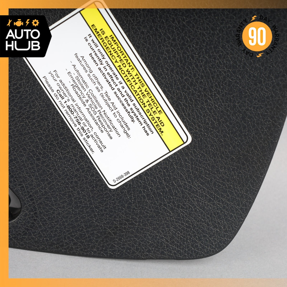 07-09 Mercedes W211 E550 E63 AMG E350 Left Dashboard Trim Cover Panel Black OEM - photo 4