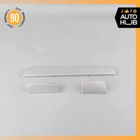 05-11 Mercedes R171 SLK280 SLK350 Dashboard Panel Trim Silver Set of 3 OEM 88k - photo 1