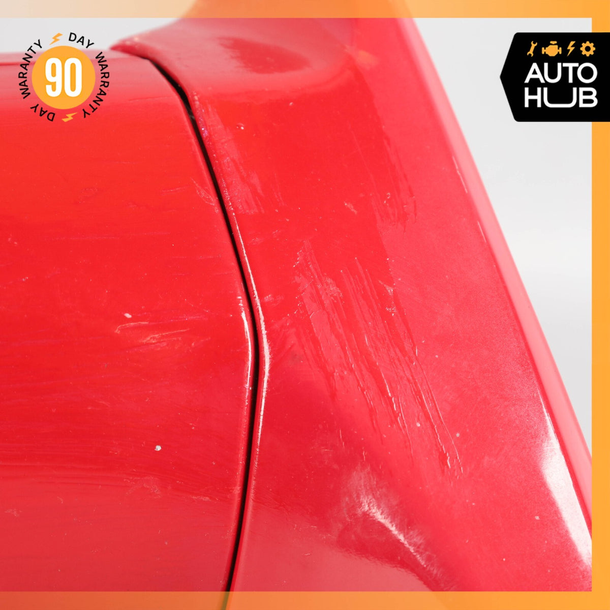 90-96 Mercedes R129 SL500 SL320 300SL Side View Door Mirror Right Side Red OEM - photo 11