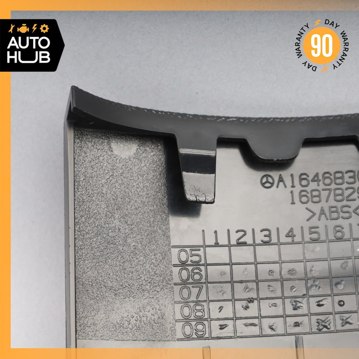 06-12 Mercedes W164 ML350 ML63 GL450 Center Console Trim Cover Panel Black OEM - photo 7