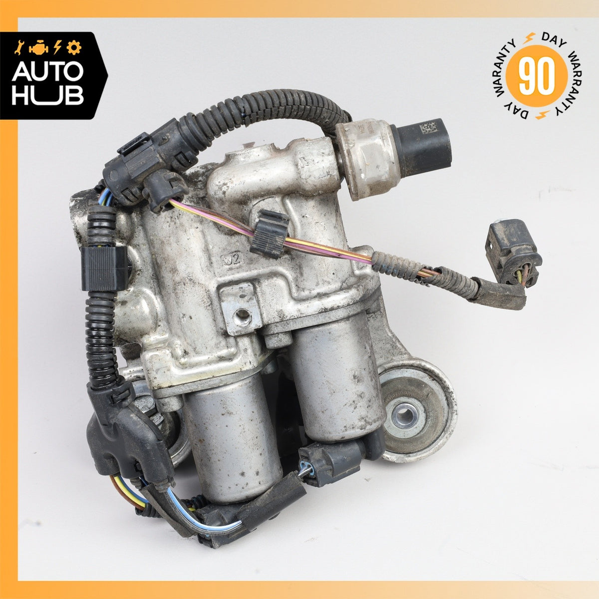 10-16 Porsche Panamera 970 Rear Air Suspension Compressor Valve Block OEM 68k - photo 6