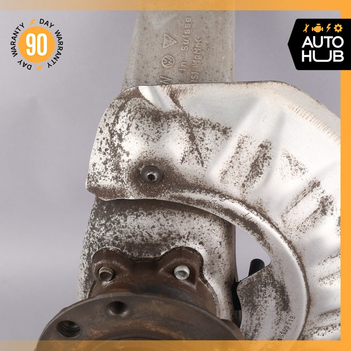 11-18 Porsche Cayenne 958 Front Left Knuckle Spindle 7P0615311B OEM - photo 4