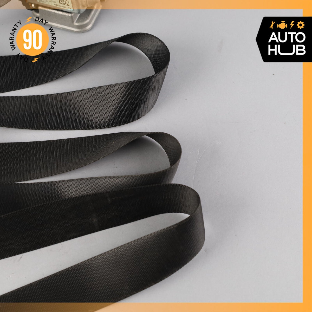 06-11 Mercedes W219 CLS550 CLS55 Front Left Driver Side Seat Belt Black OEM - photo 4