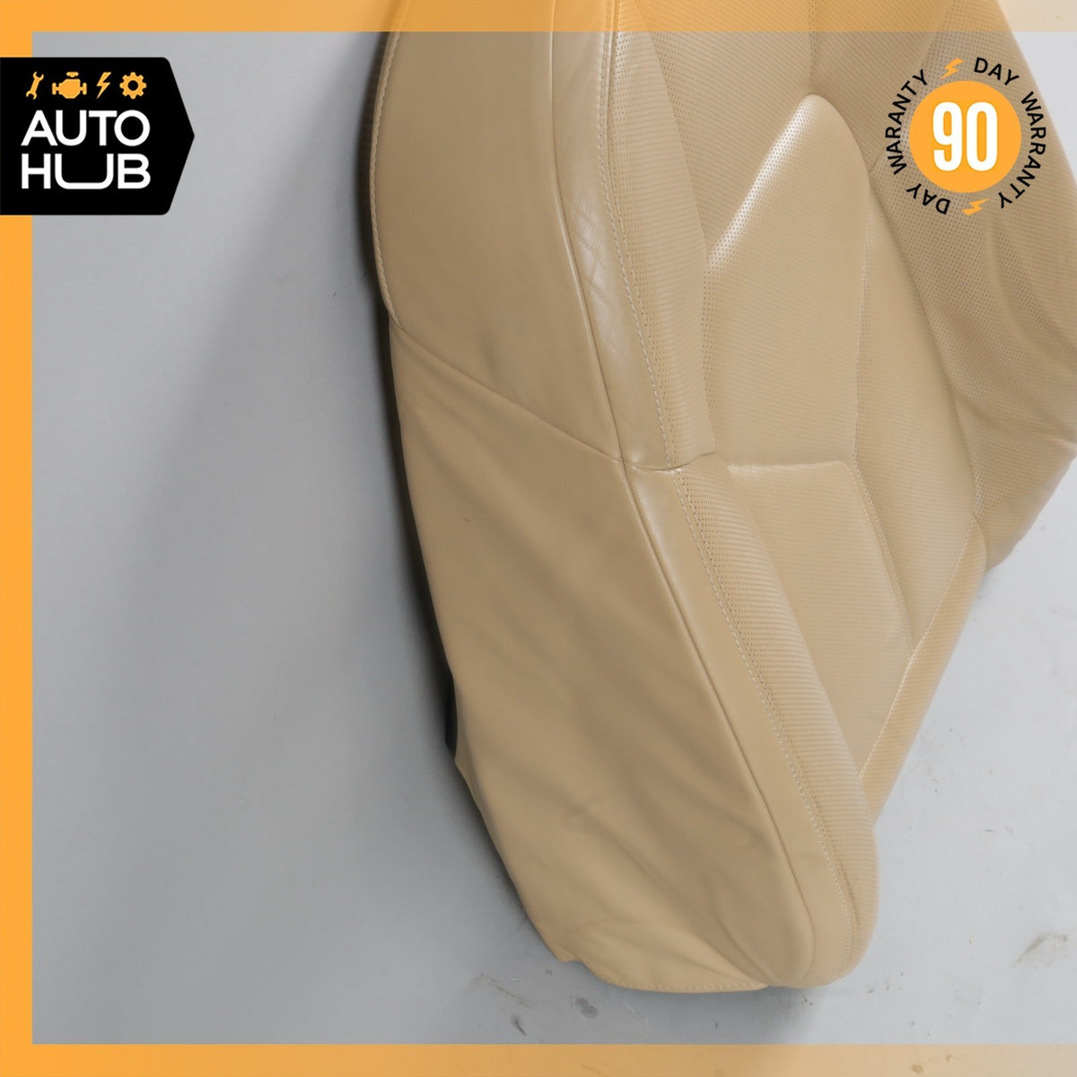 11-18 Porsche Cayenne 958 Front Left Driver Seat Upper Cushion Leather OEM - photo 12