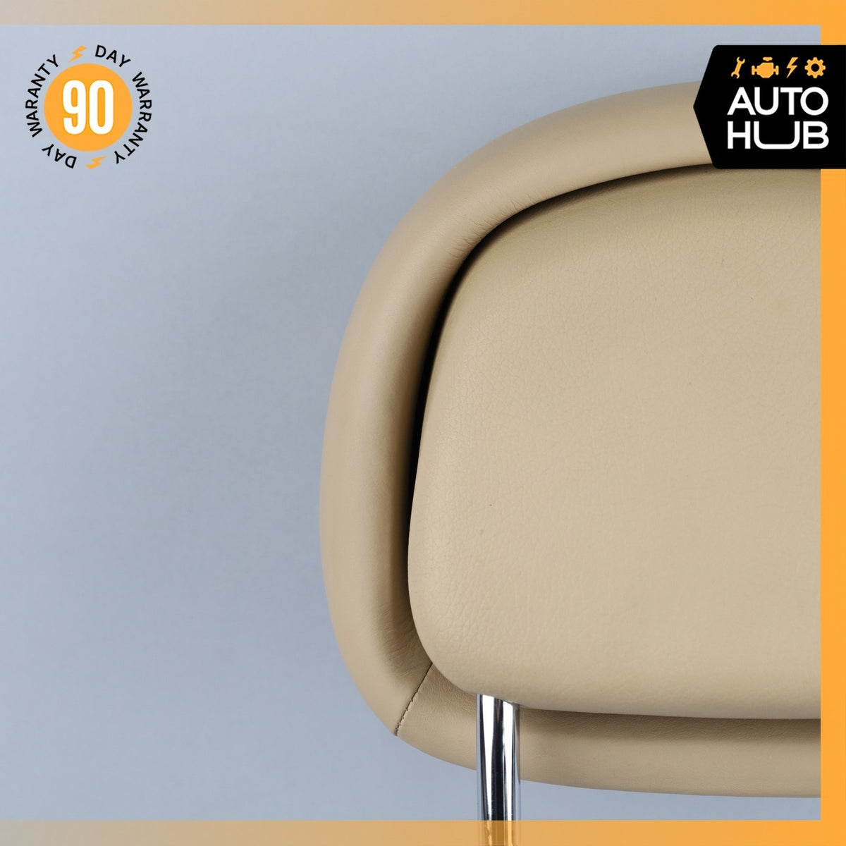 07-09 Mercedes W211 E63 AMG Seat Headrest Head Rest Left Or Right Side Beige OEM - photo 8